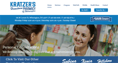 Desktop Screenshot of kratzerspharmacy.com